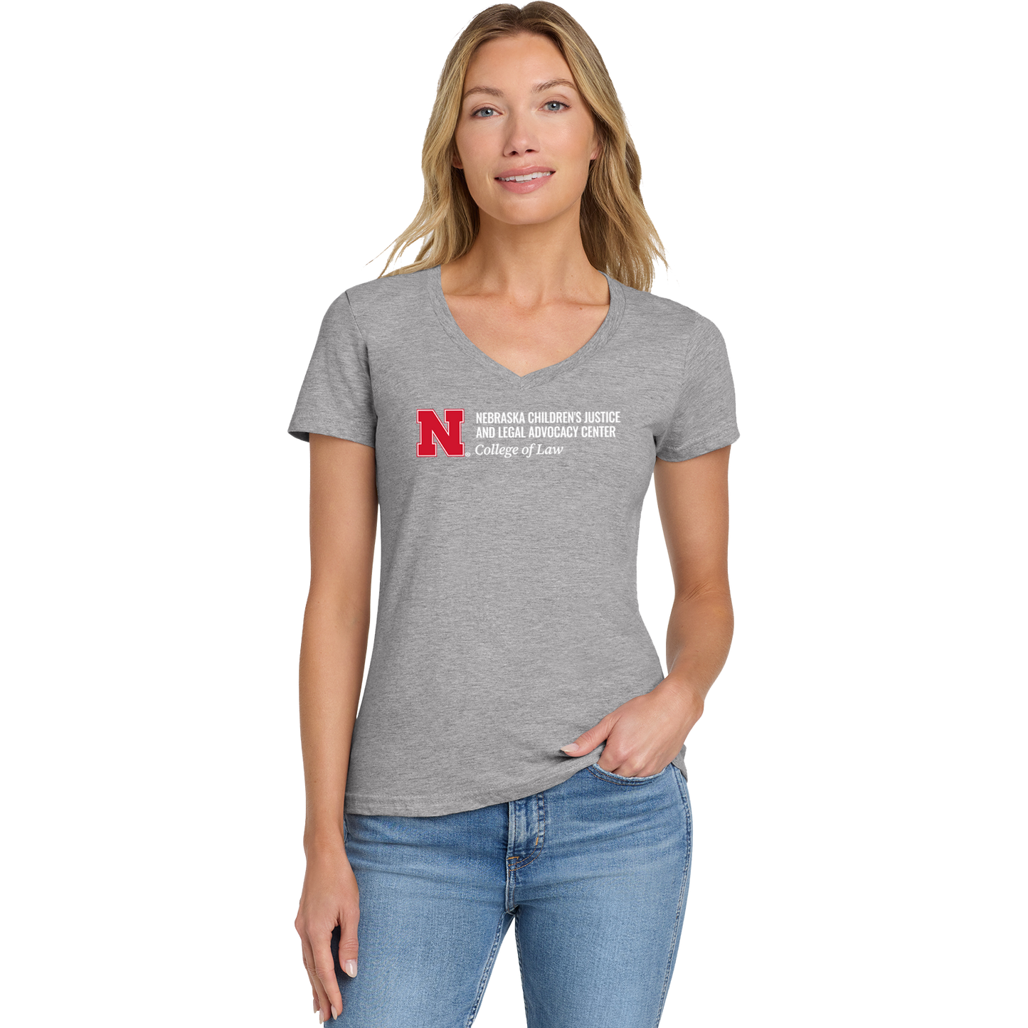 Children's Justice V-Neck Ladies Tee