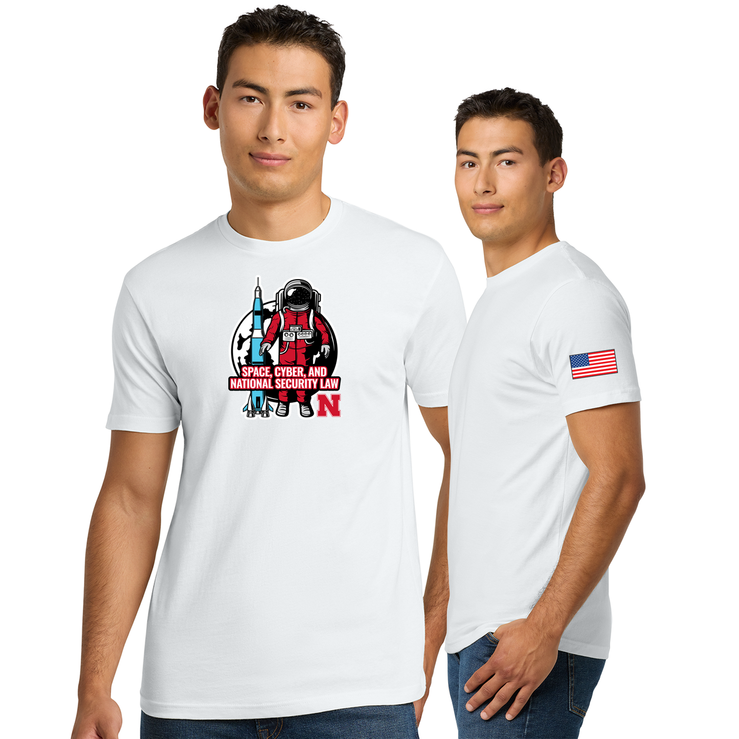 Space Law White Tee